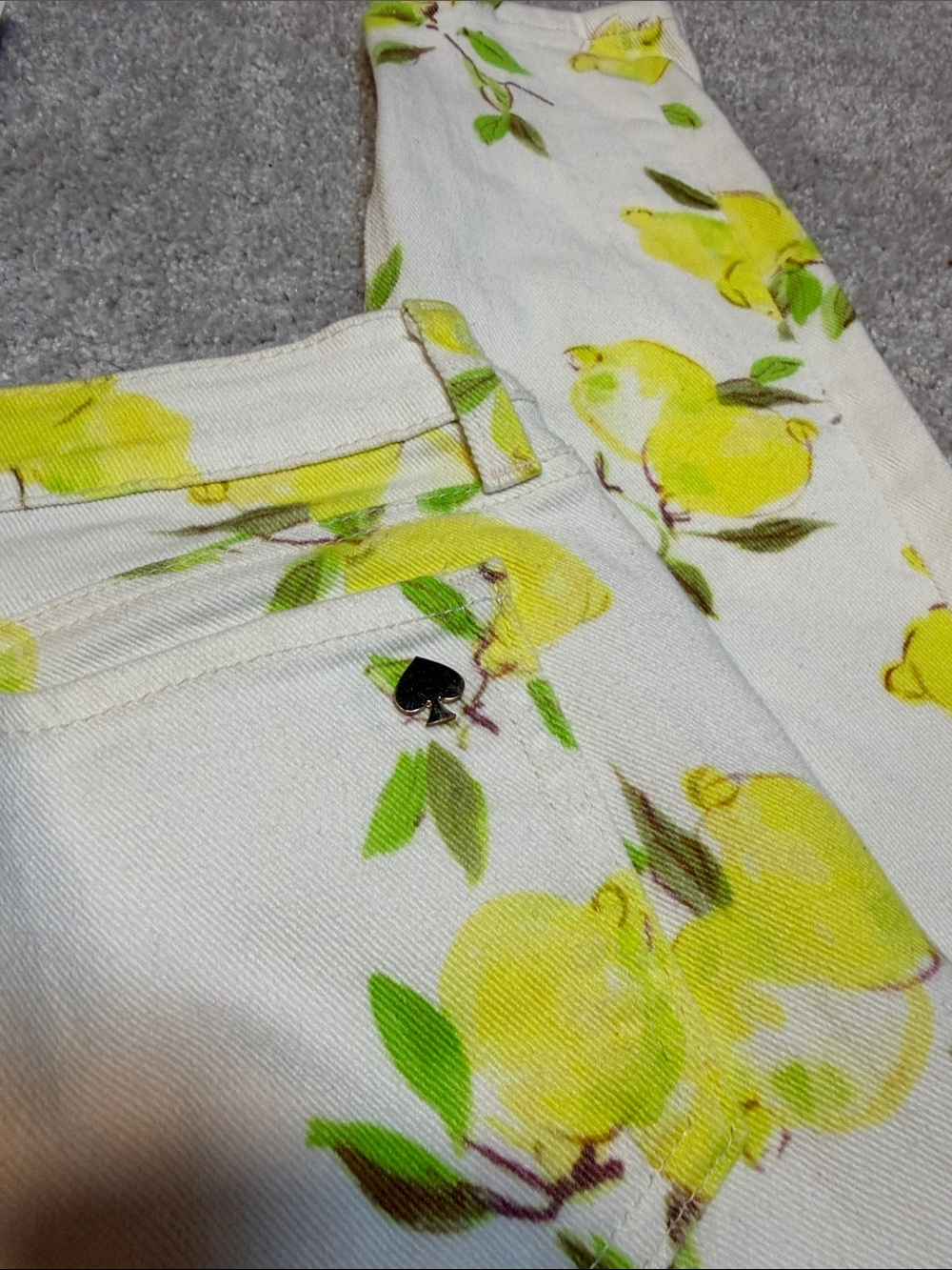 kate spade Broome Street Lemon Jeans - Picture 4 of 6